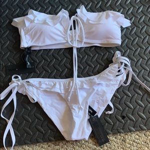 White tavik bikini set